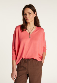 Merino wool V-neck sweater - Boxe