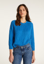 Pull col rond en coton et lin - Nicky