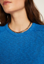 Cotton and linen crew neck sweater - Nicky