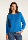 Pull col rond en coton et lin - Nicky