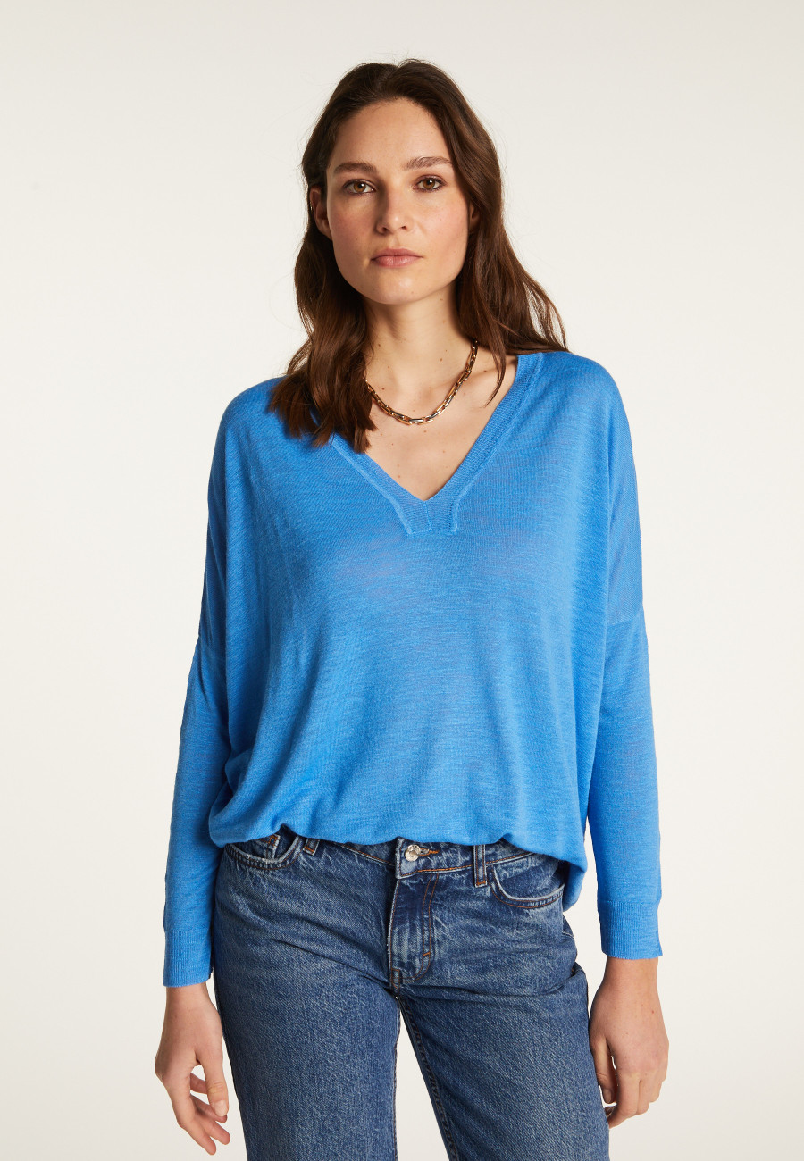 Slub linen sweater - Beja