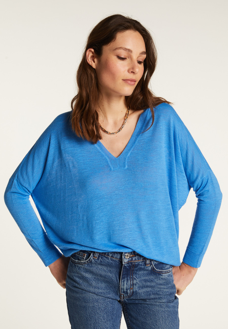 Slub linen sweater - Beja