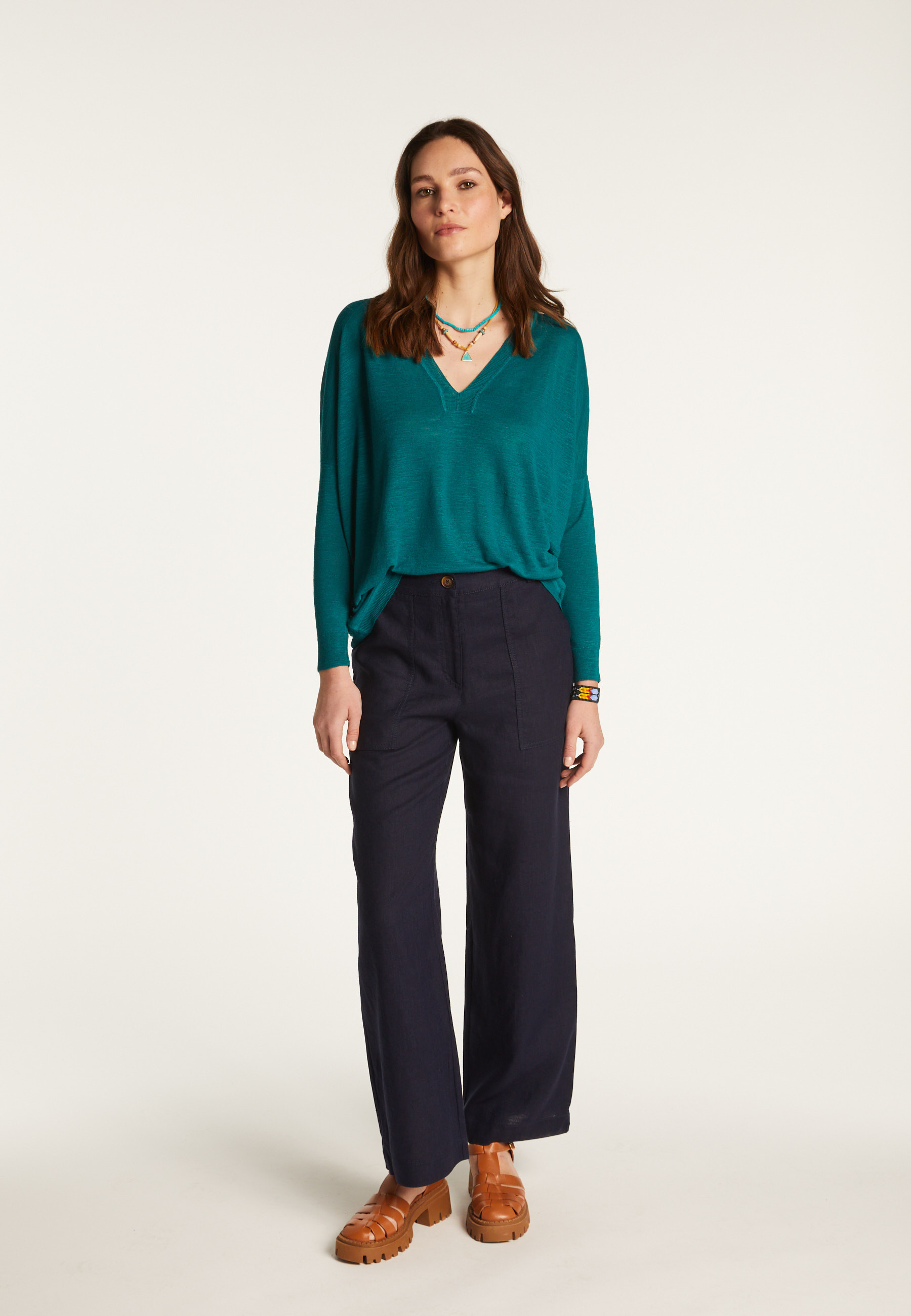 Pull en lin flammé - Beja