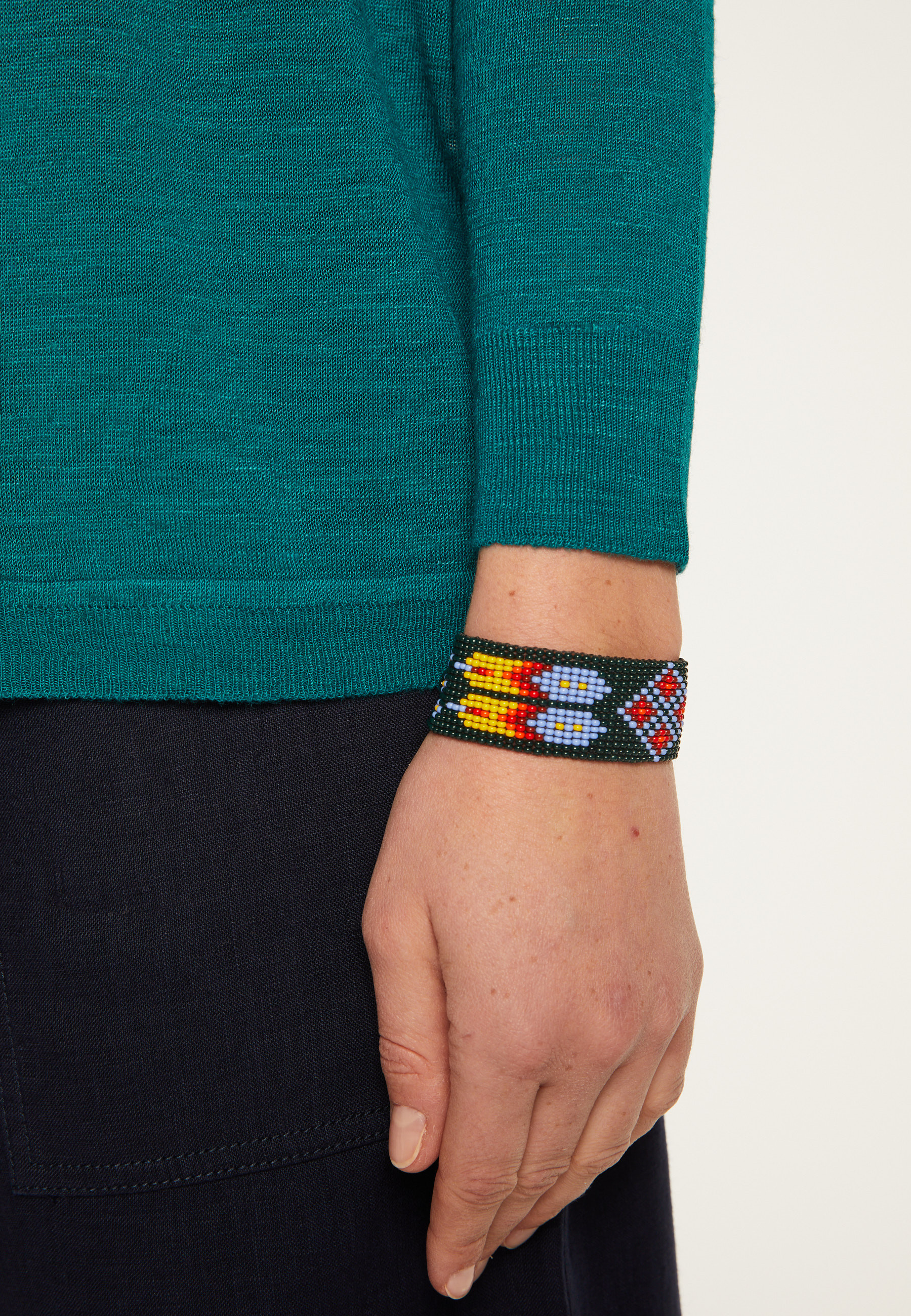 Slub linen sweater - Beja