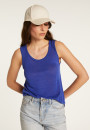 Slub linen tank top - Maitena