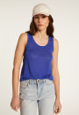 Slub linen tank top - Maitena