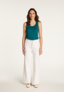 Slub linen tank top - Maitena