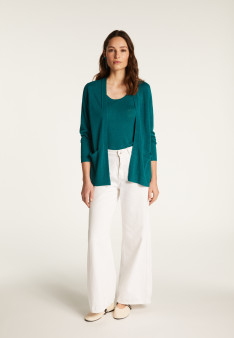 Flamed linen vest - Naelle