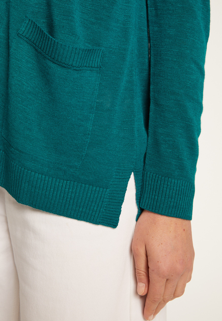 Flamed linen vest - Naelle