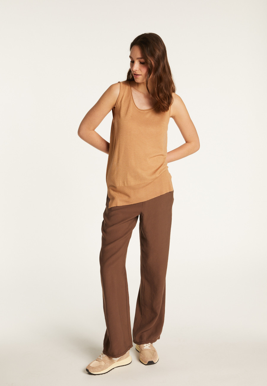 Cashmere and silk tank top - Daisy