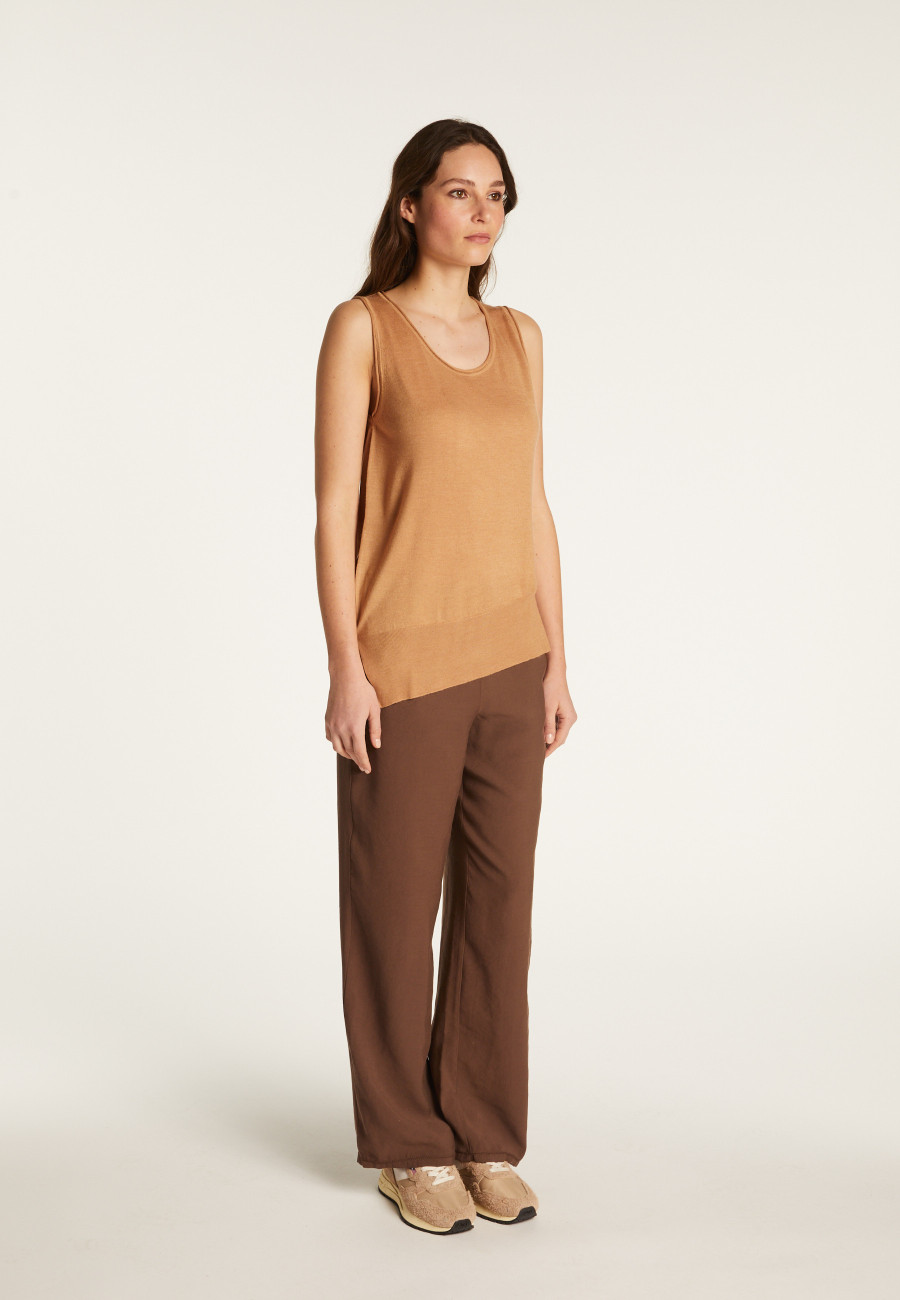 Cashmere and silk tank top - Daisy