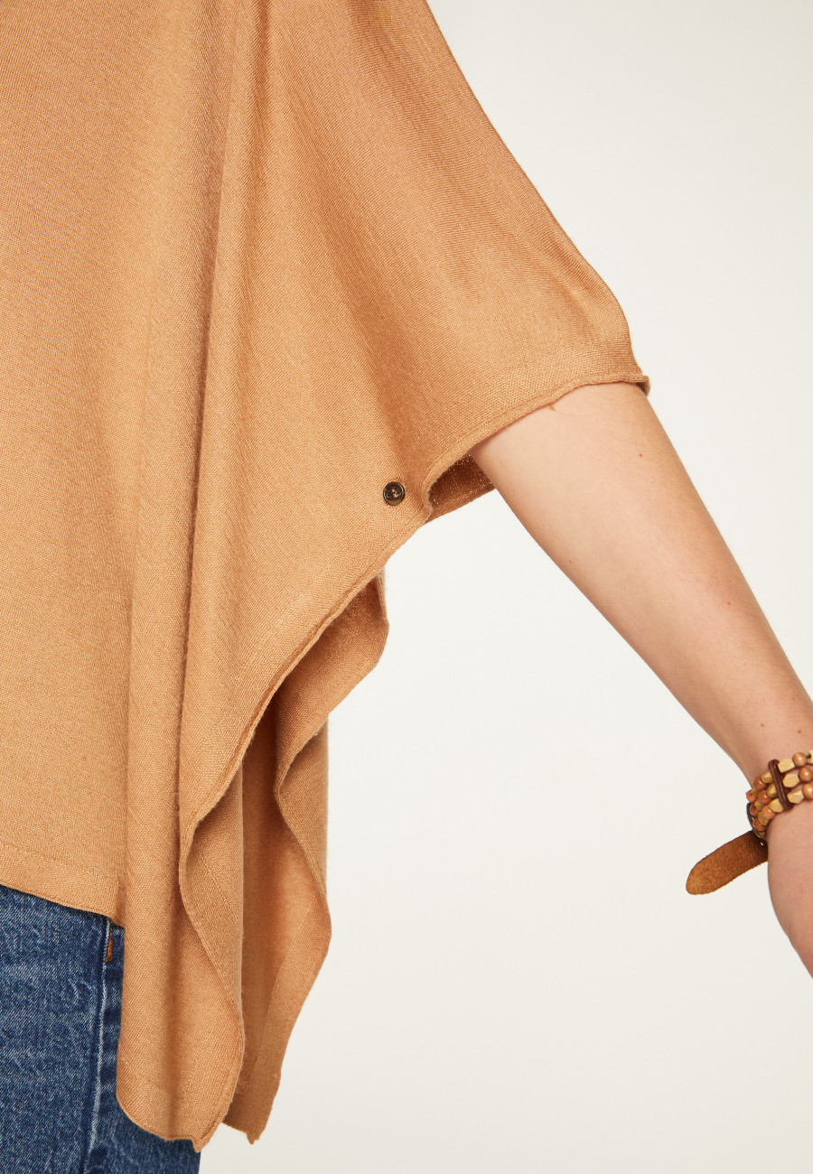 Xale de cashmere e seda - Meio