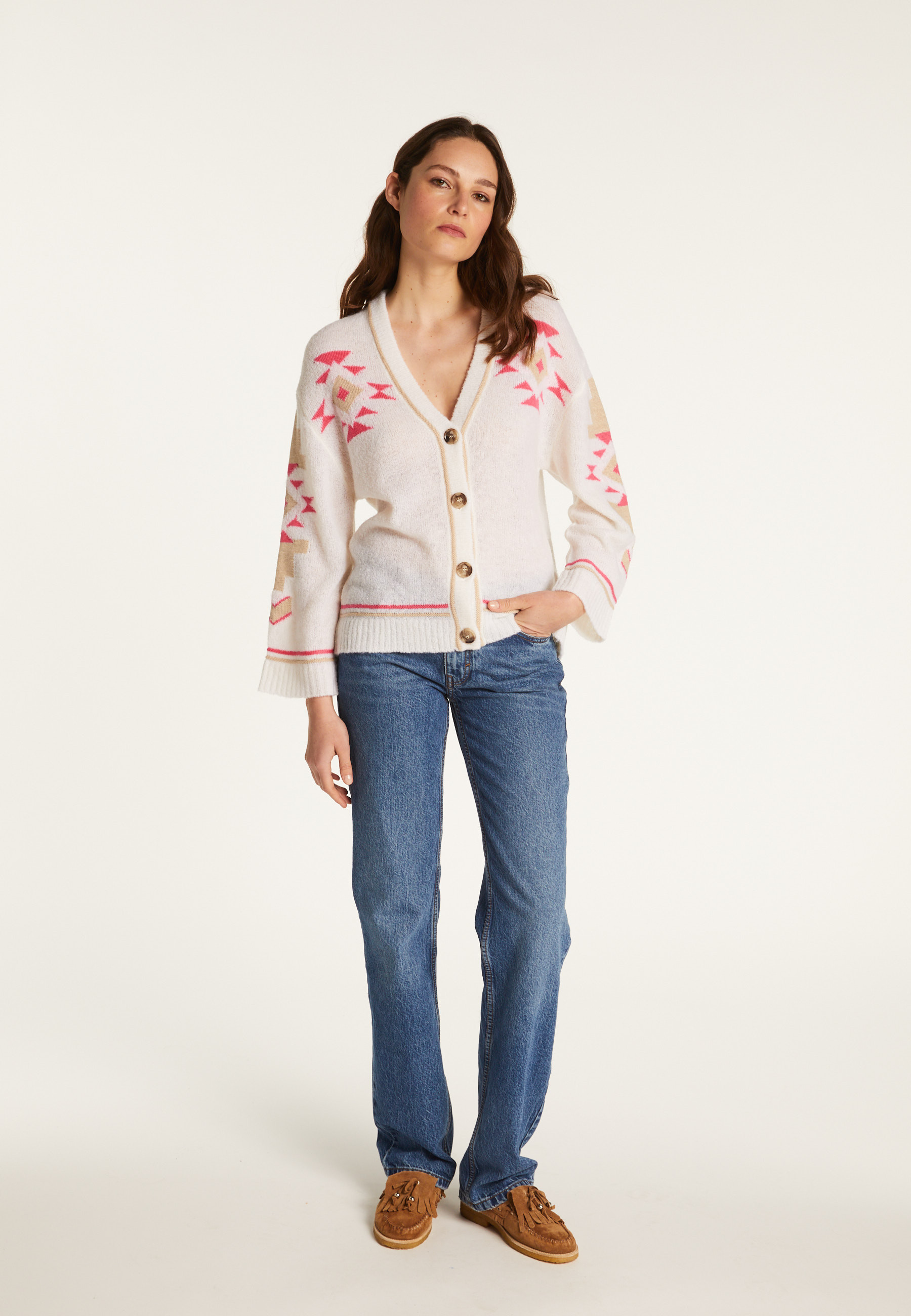 Wool Blend Cardigan - Franckie