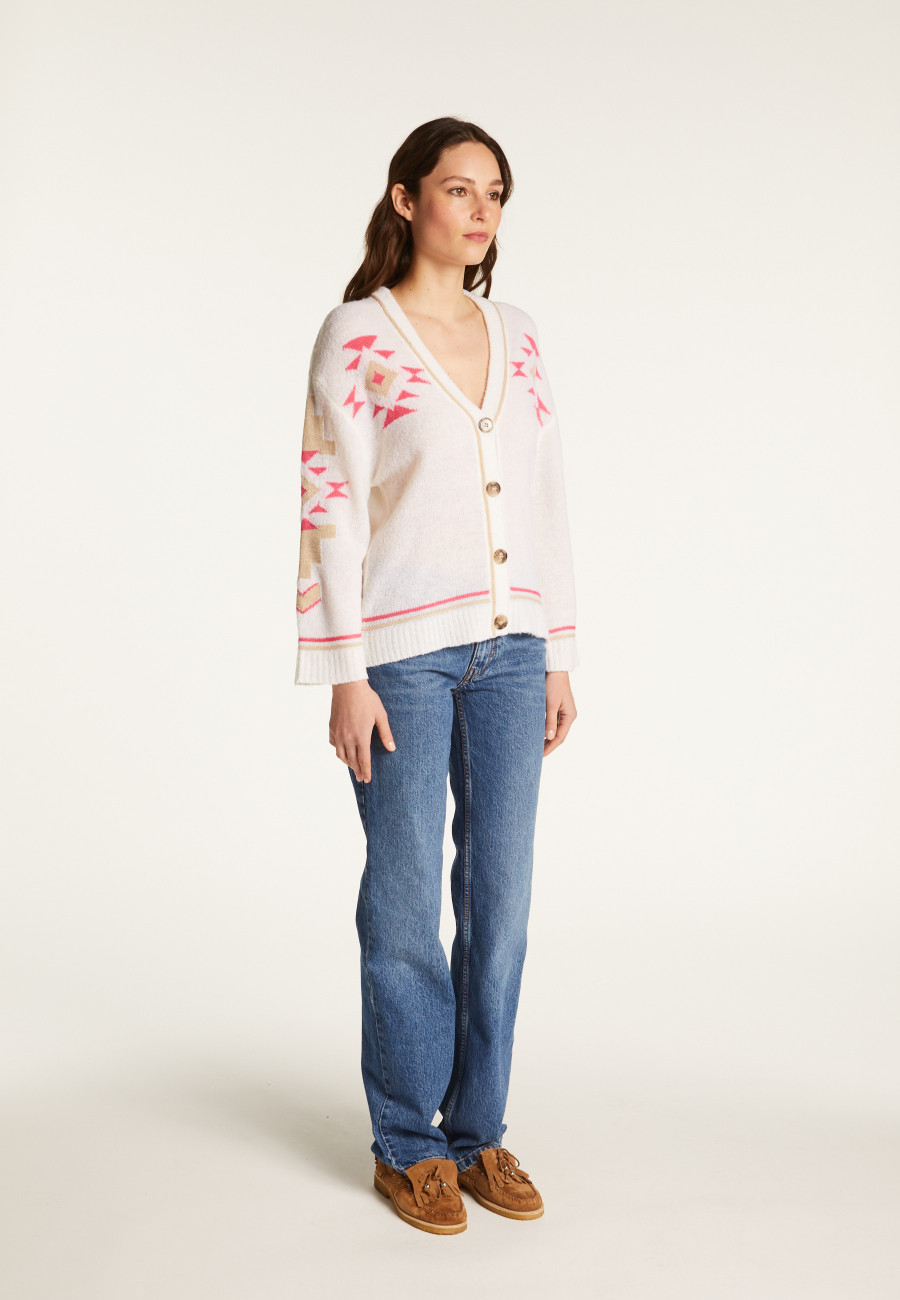 Cardigan en lã mesclado - Franckie