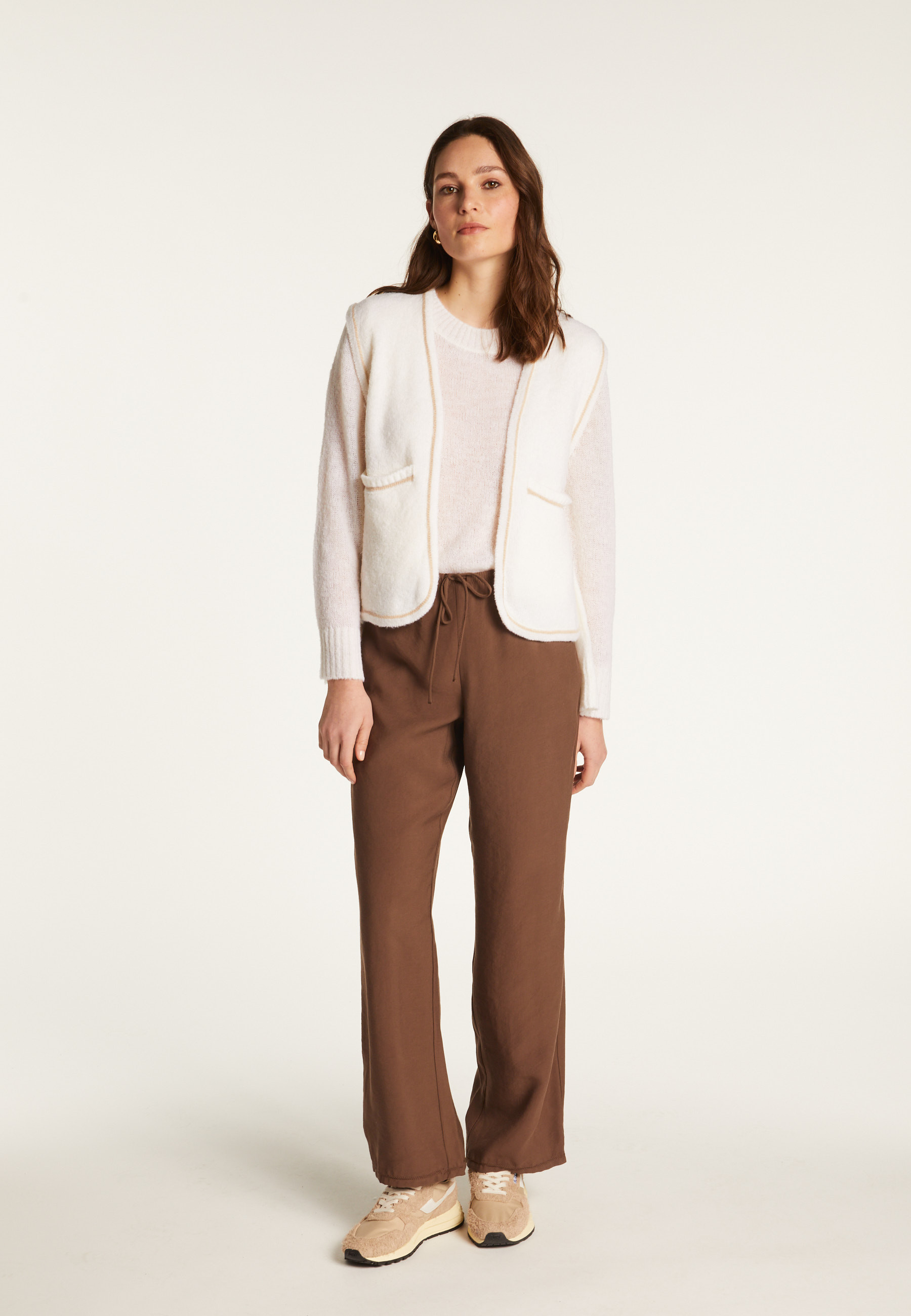 Veste sans manches en laine mérinos - Filipa