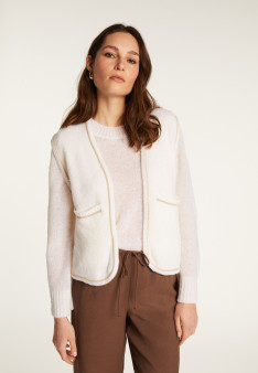Veste sans manches en laine mérinos - Filipa