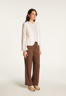 Veste sans manches en laine mérinos - Filipa