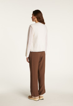 Veste sans manches en laine mérinos - Filipa