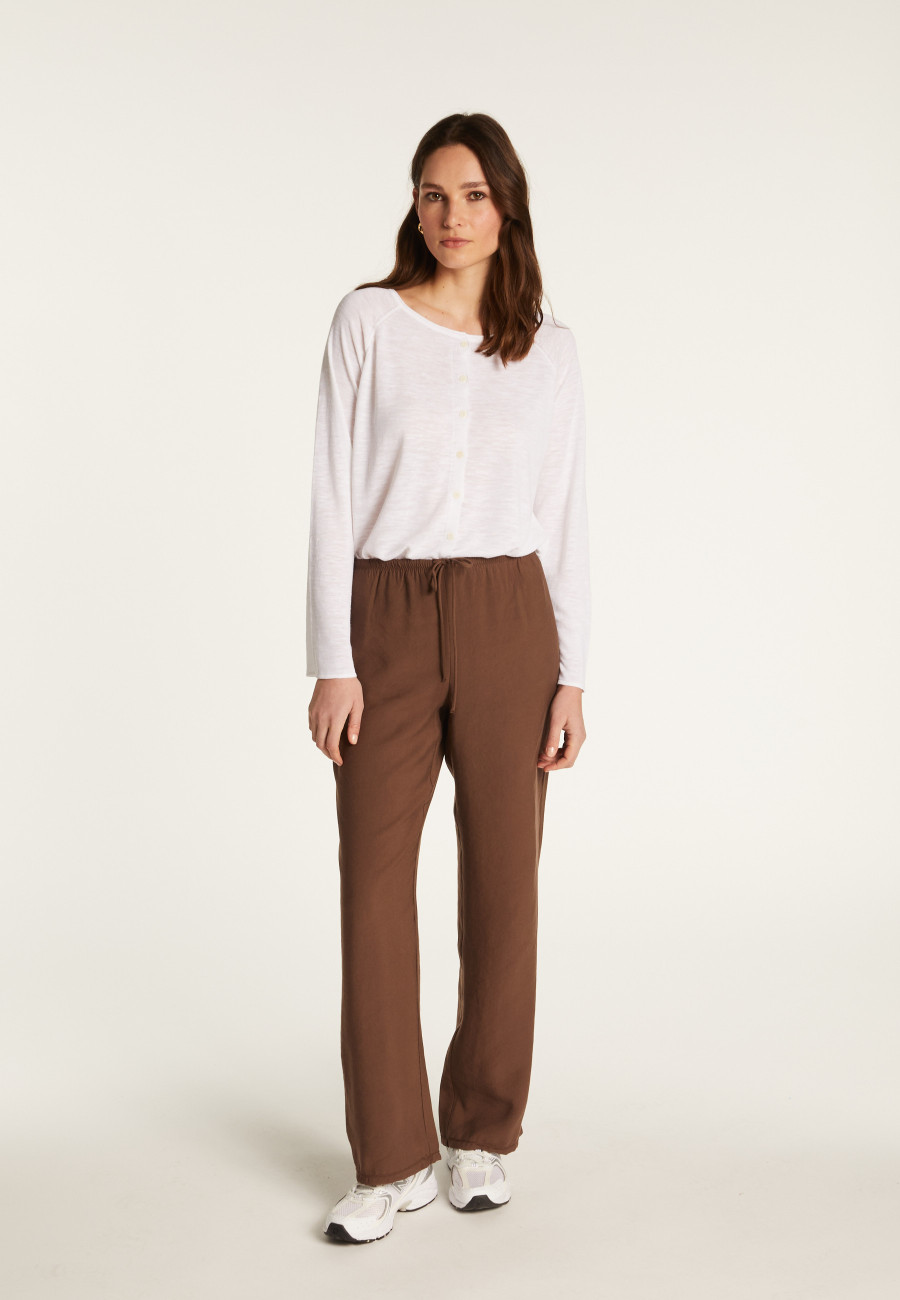 Flamed linen vest - Dory