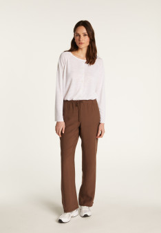 Flamed linen vest - Dory