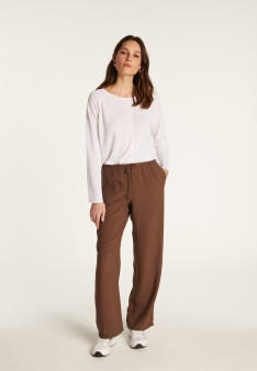 Flamed linen vest - Dory