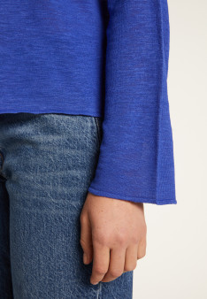 Flamed linen vest - Dory