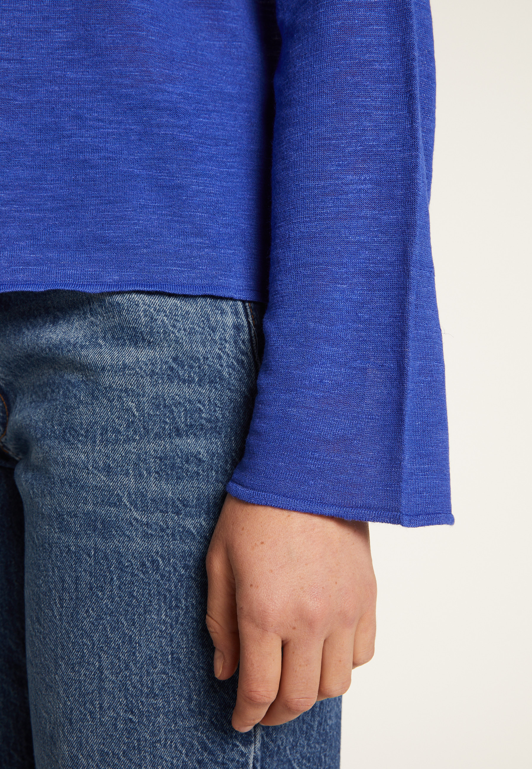 Flamed linen vest - Dory