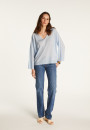 V-neck sweater in light thread - Delly