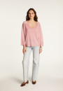 V-neck sweater in light thread - Delly