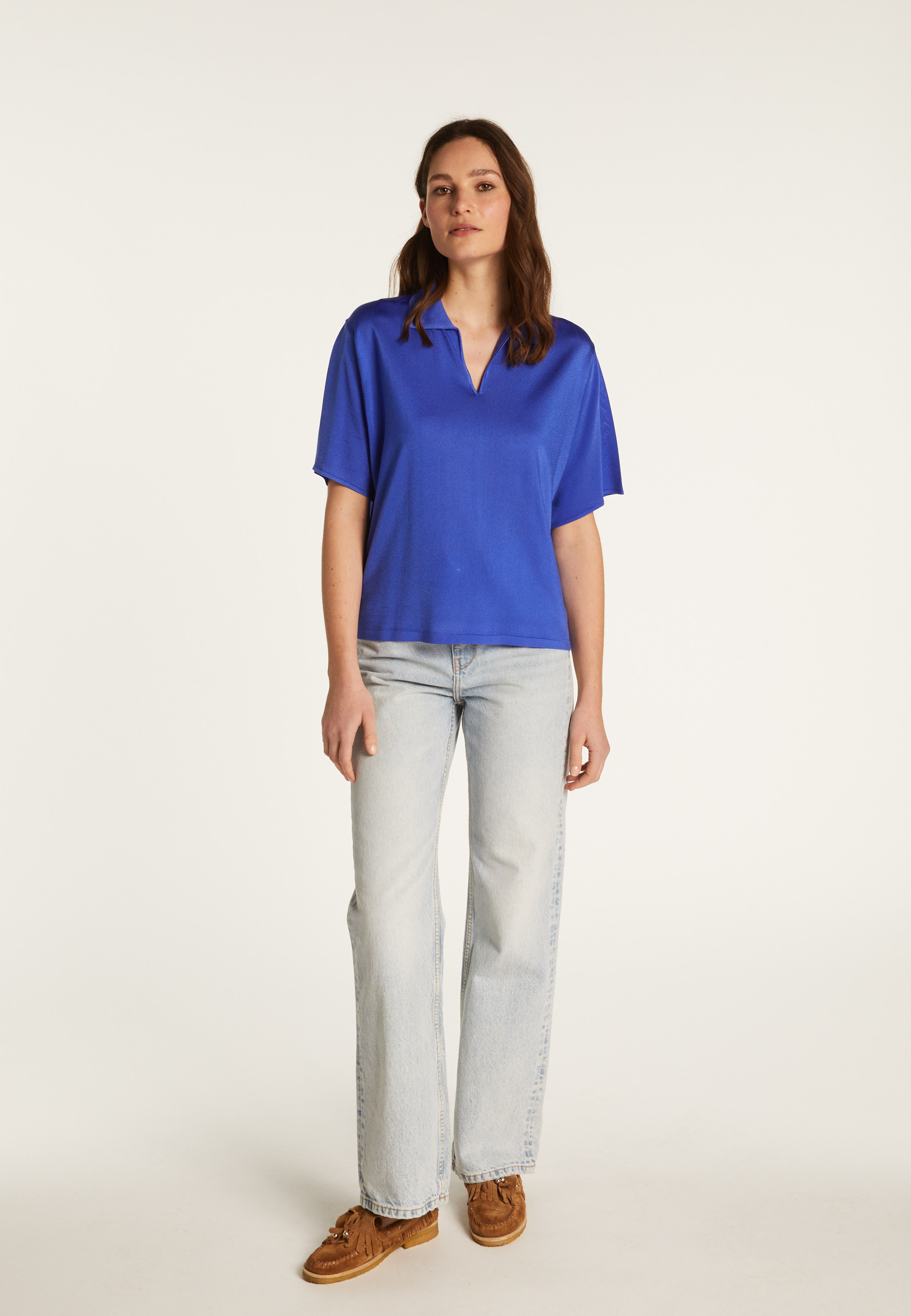 Polo in light thread - Dorita