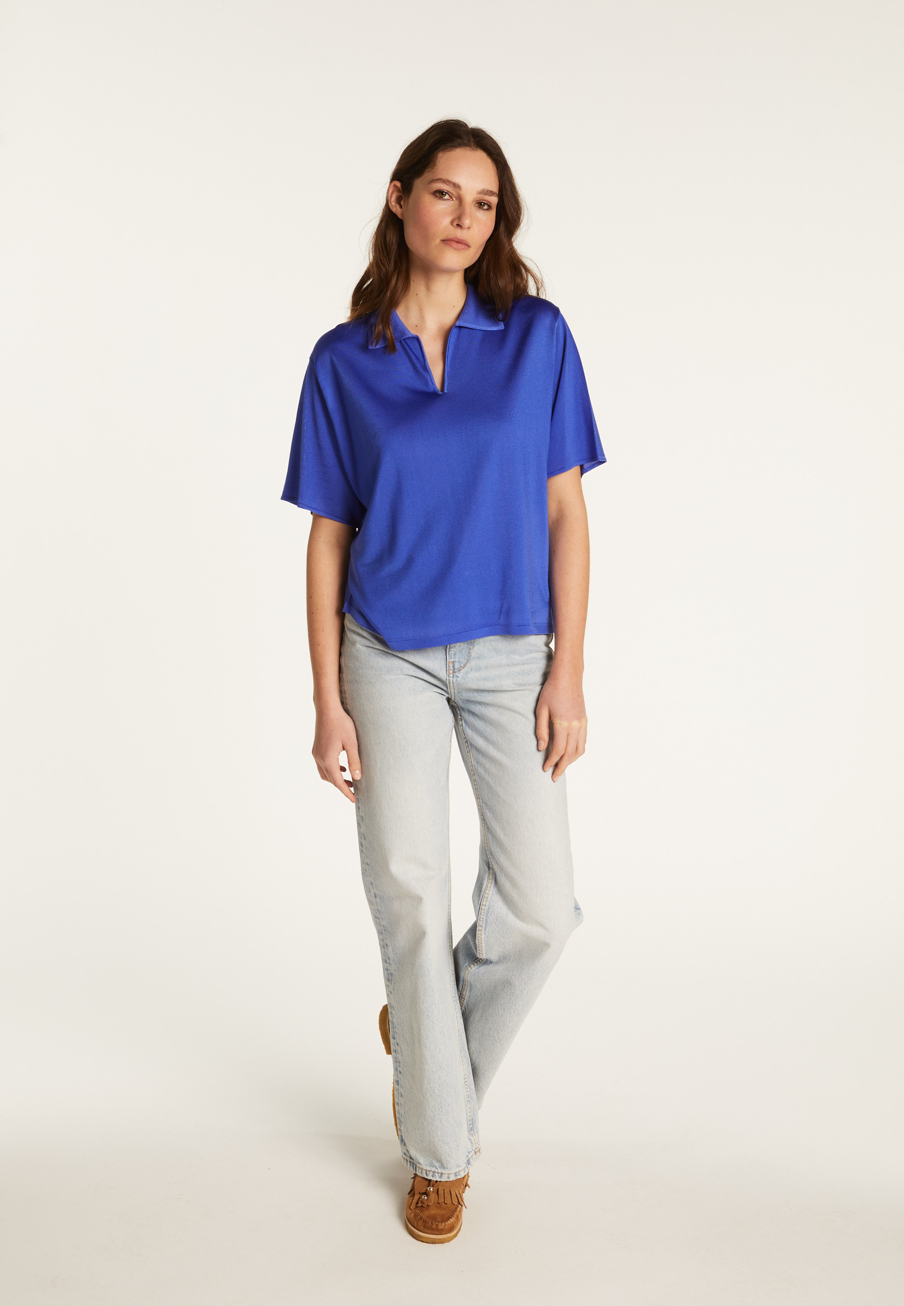 Polo in light thread - Dorita