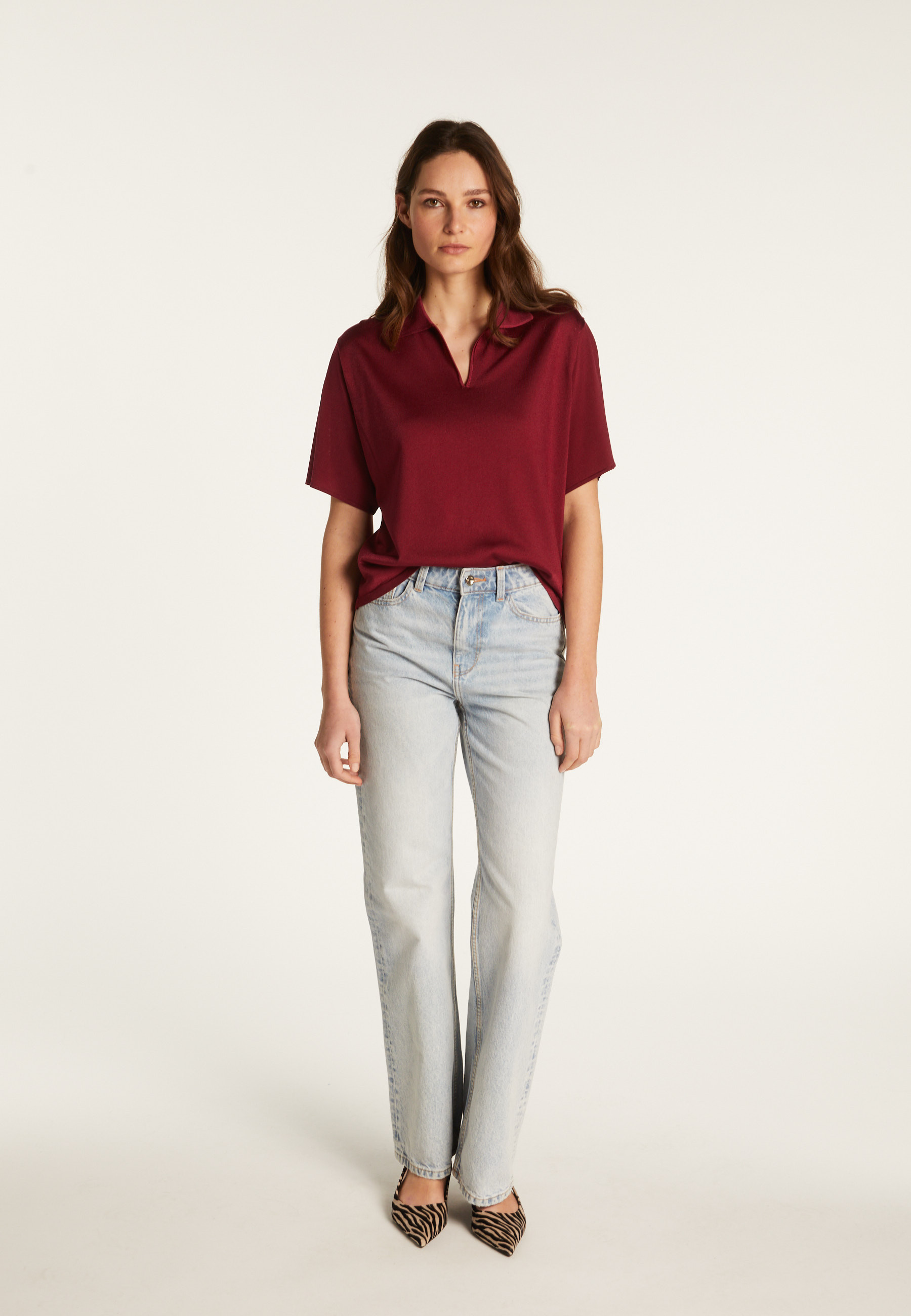 Polo in light thread - Dorita