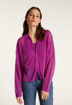 Pull zippé en fil lumière - Denyze