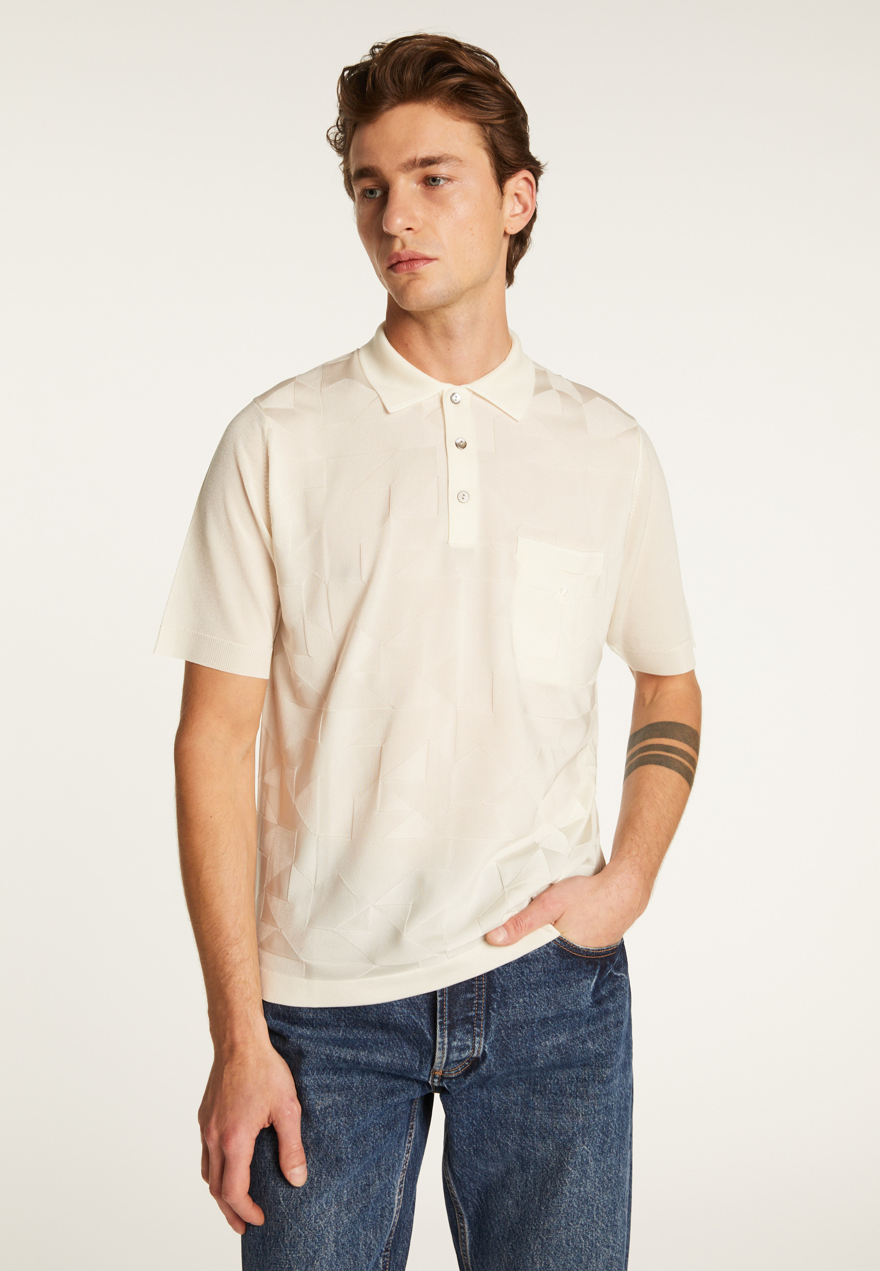 Polo in Fil Lumière - Beryl