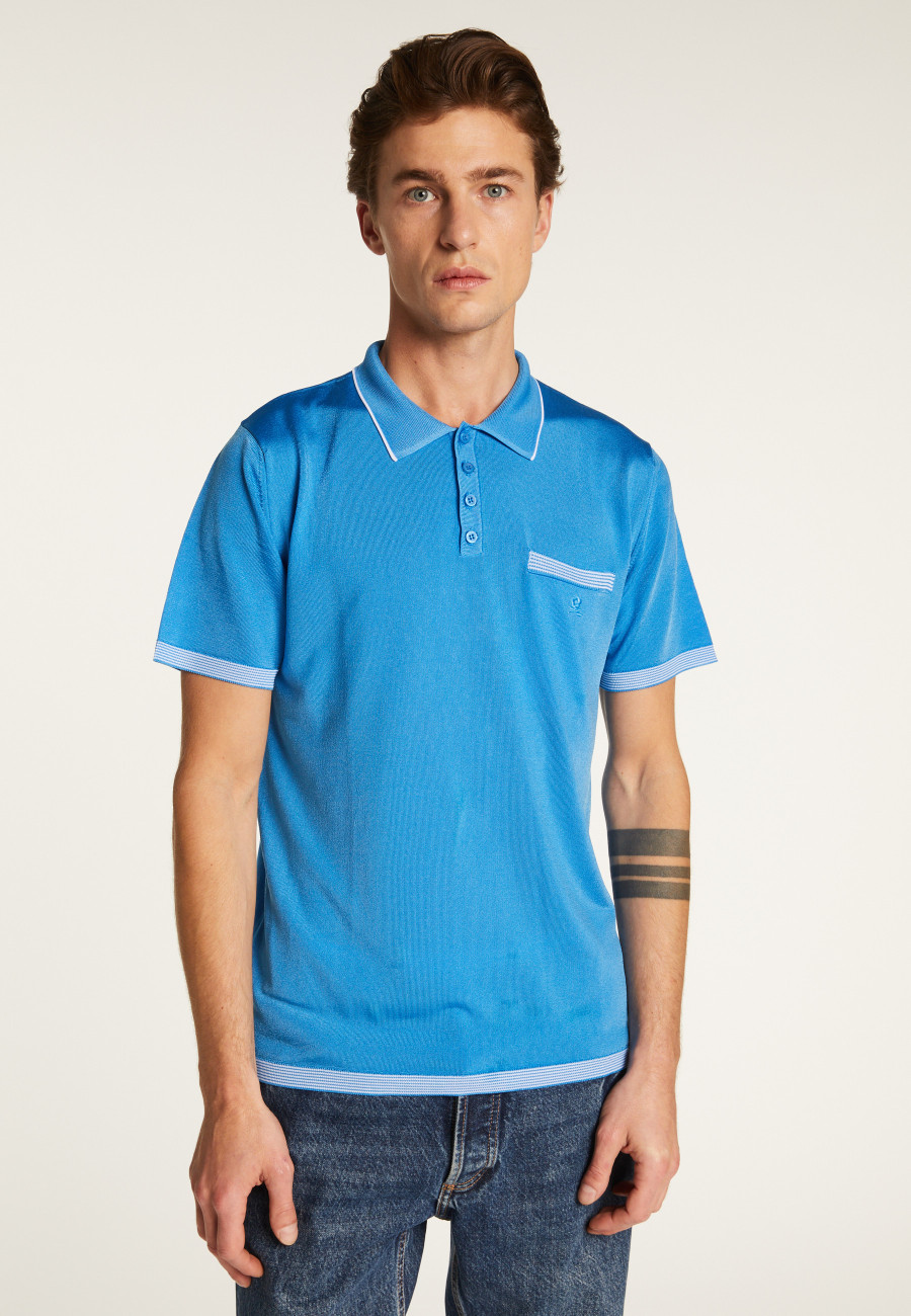 Camisa polo Fil Lumière com listras finas - Basso