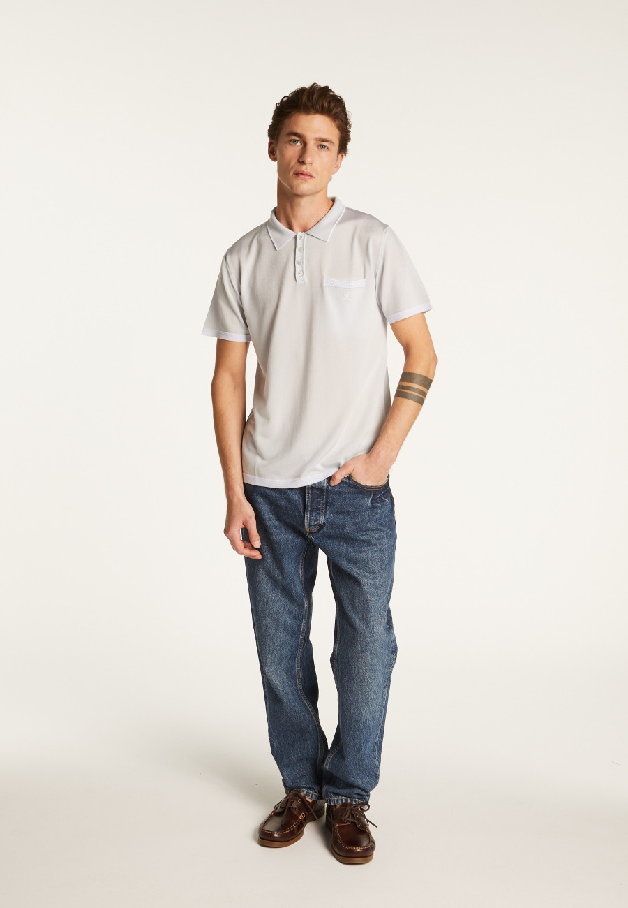 Camisa polo Fil Lumière com listras finas - Basso