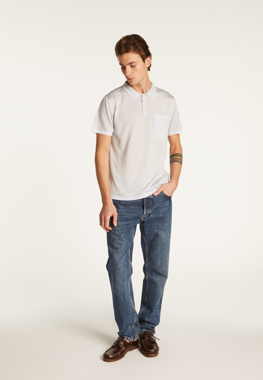 Camisa polo Fil Lumière com listras finas - Basso