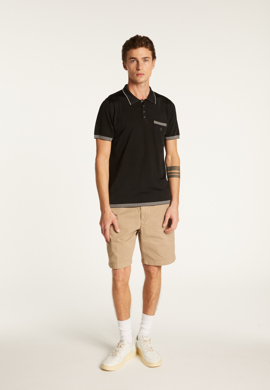 Striped Polo Fil Lumière Laurentin