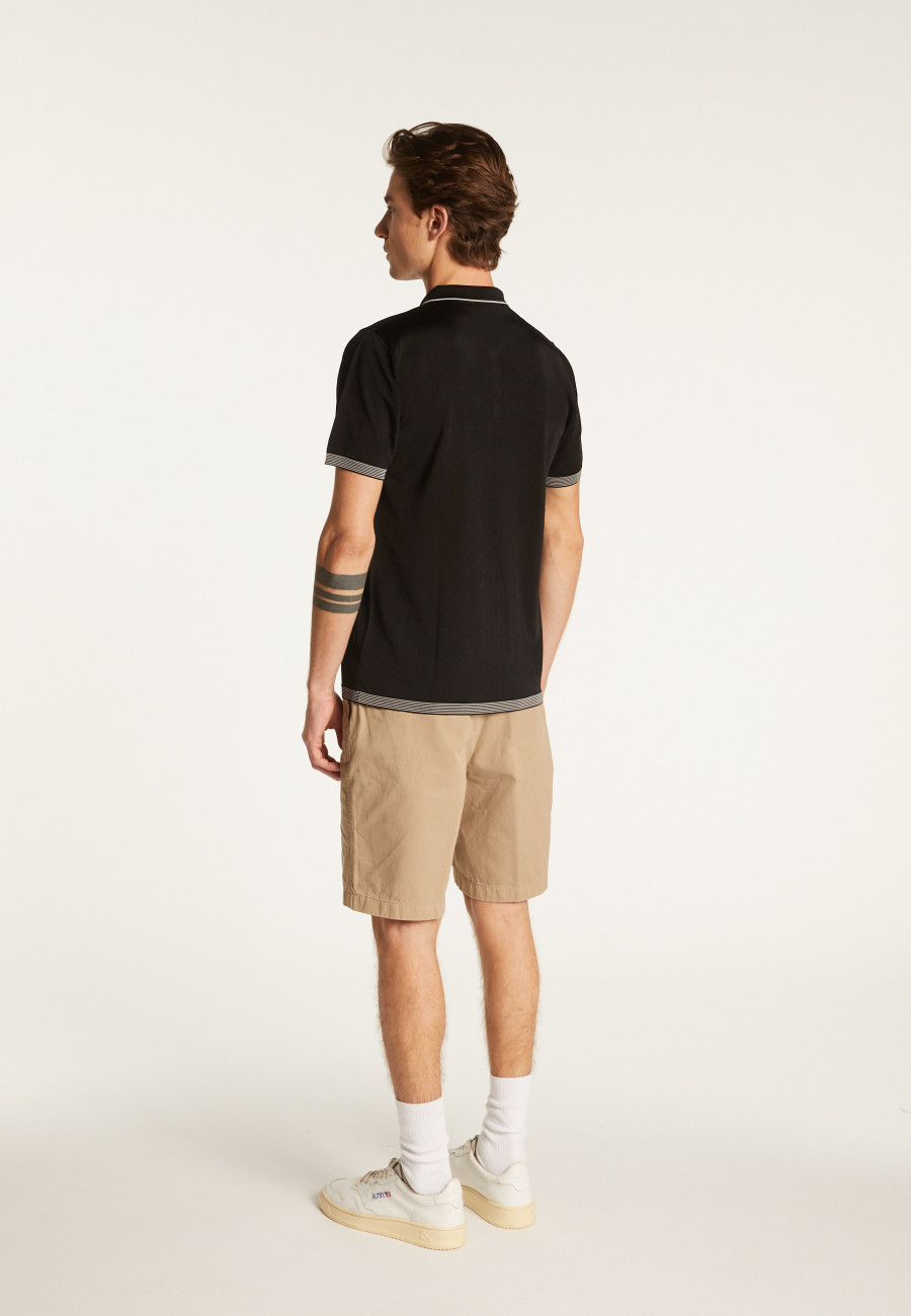 Striped Polo Fil Lumière - Basso