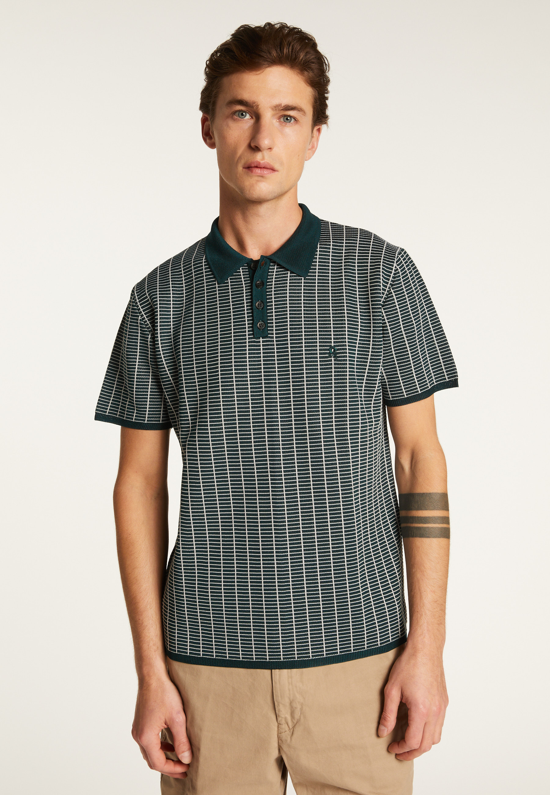 Check Polo Shirt Laurent