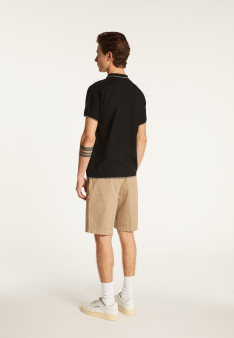 Polo fantaisie Fil Lumière Loic 6051 trèfle- 22 vert moyen