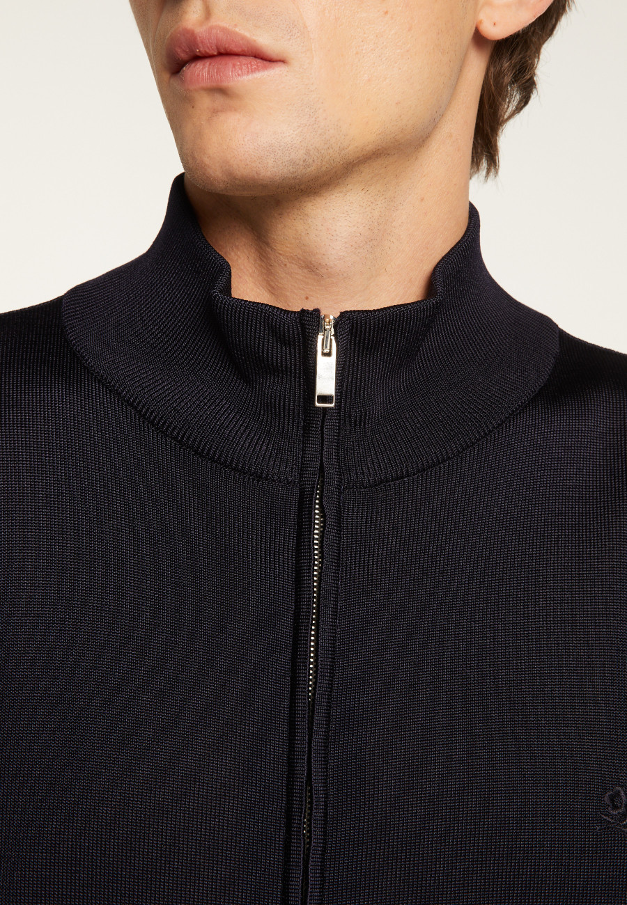 Zipped jacket in fil lumière - Romuald