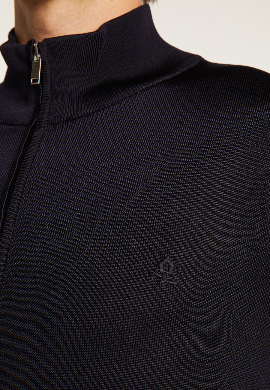 Zipped jacket in fil lumière - Romuald