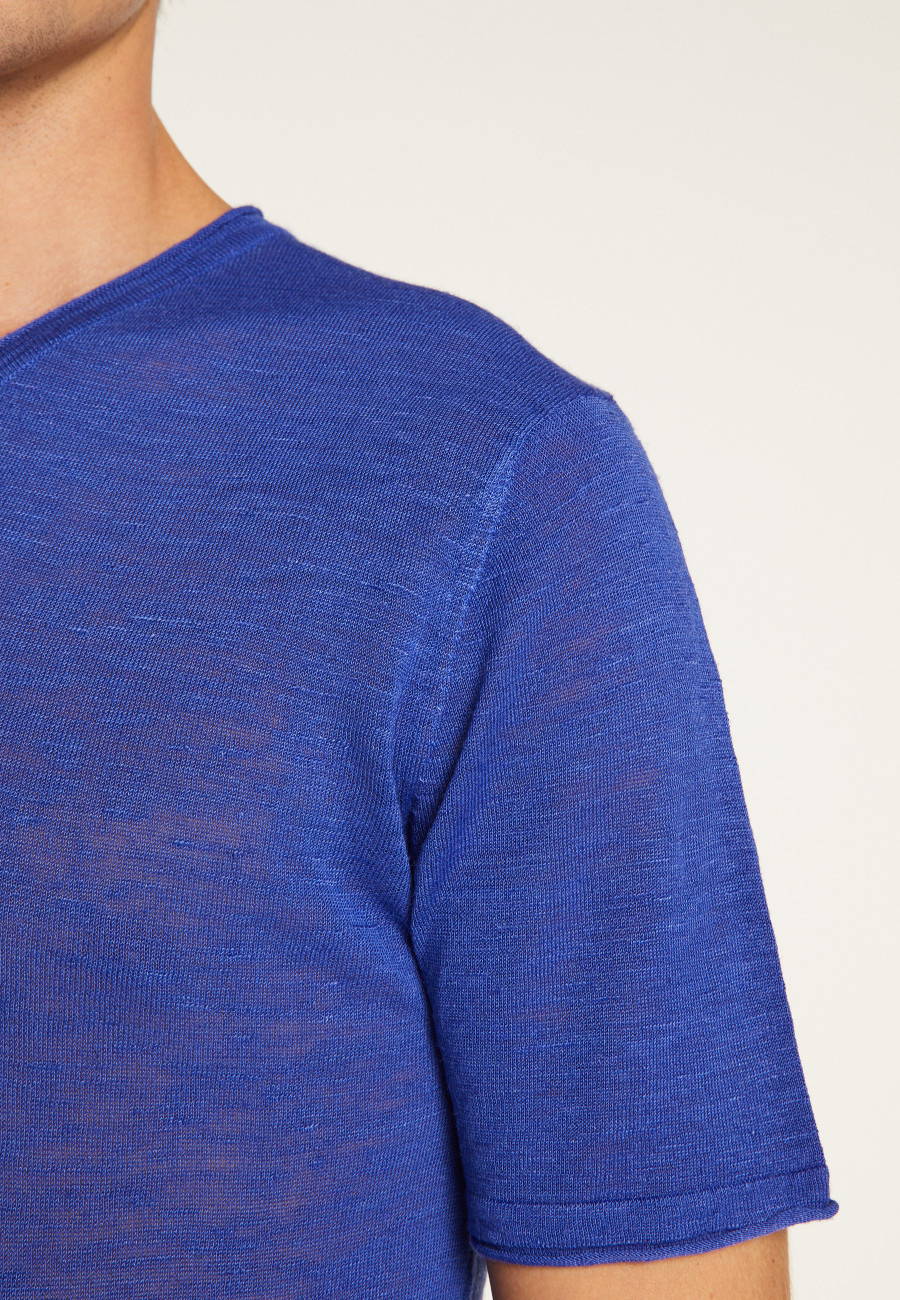 Cotton V-neck T-shirt - Reuben