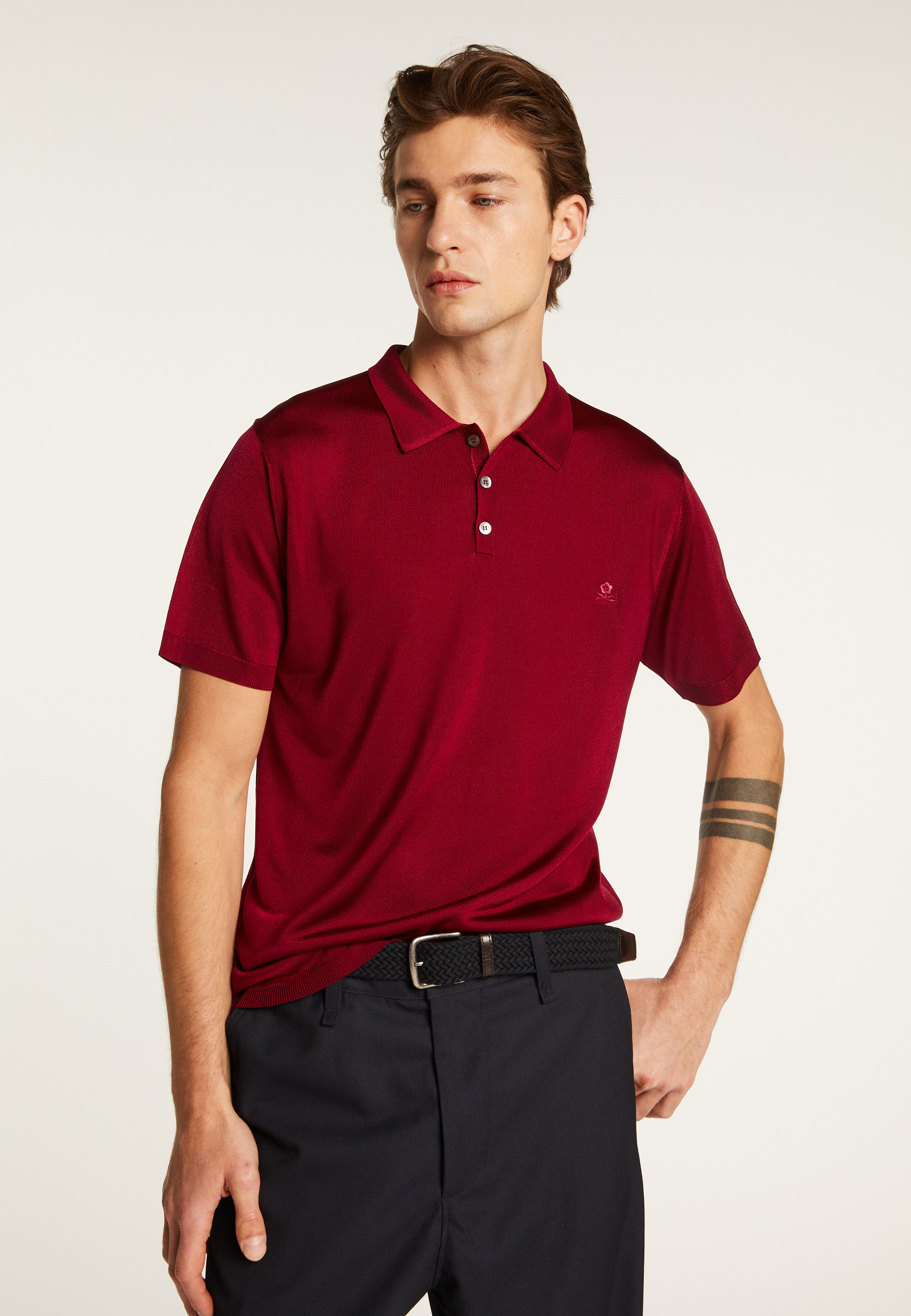 Polo in light thread - Babar