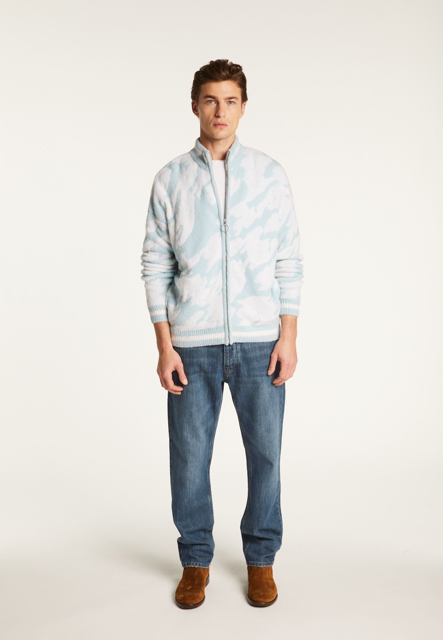 Veste zippée en laine - Madox