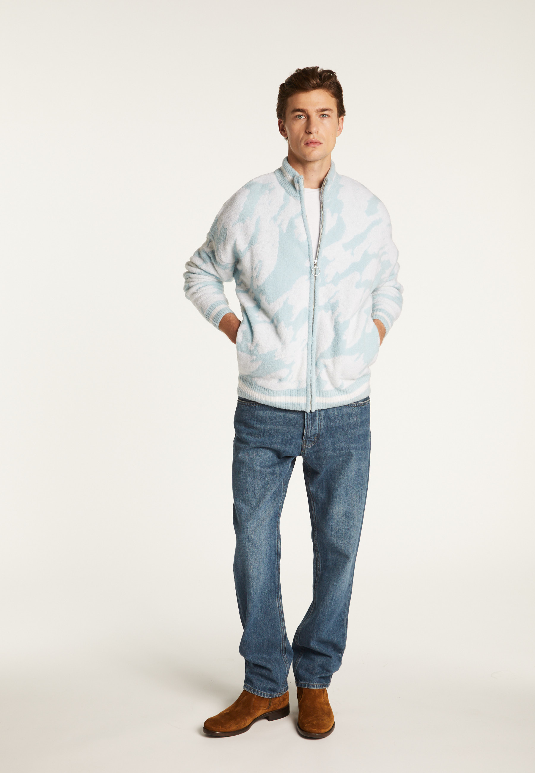 Veste zippée en laine - Madox