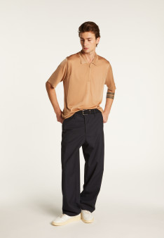 Polo in light thread - Manolo