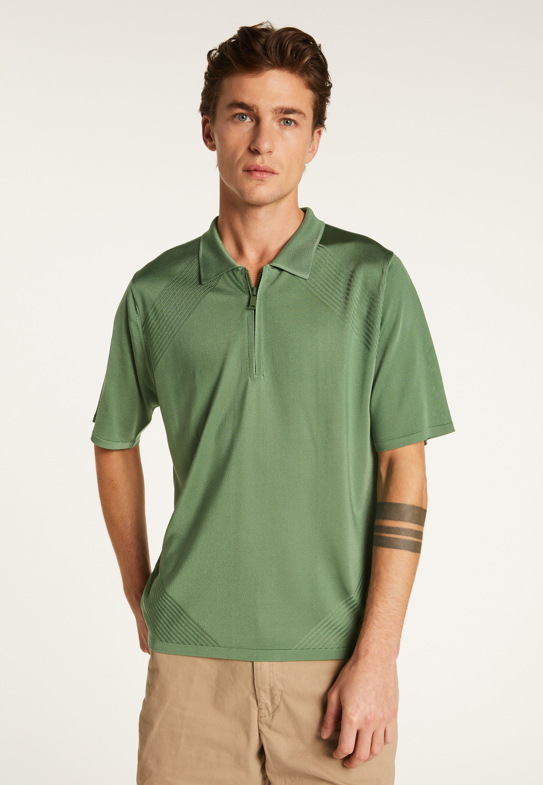 Polo in light thread - Manolo