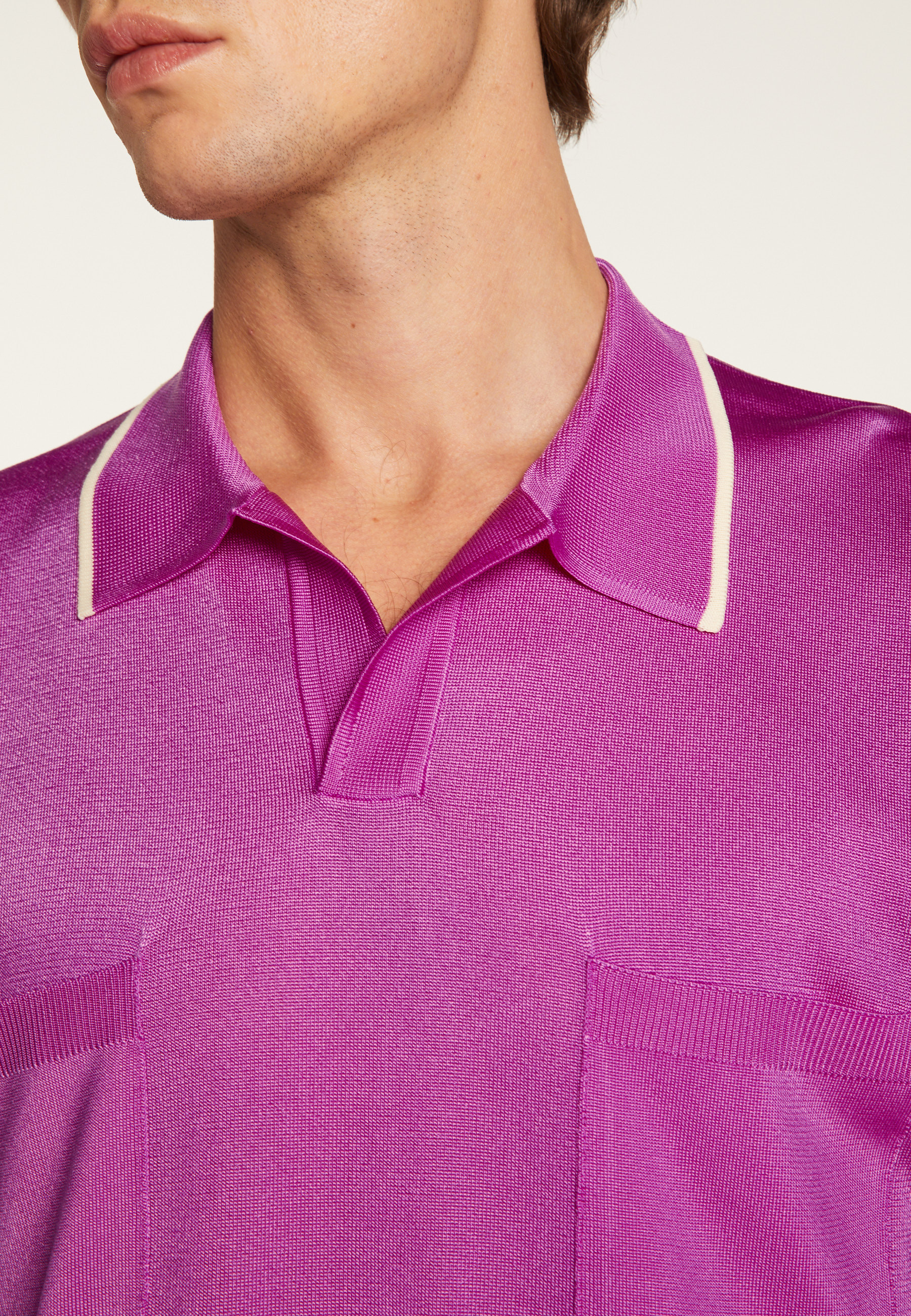 Polo in light thread - Milo